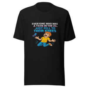 2010s Teen Nostalgia Knee Drop T-Shirt