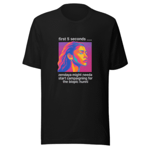 Zendaya Biopic Campaign T-Shirt Viral Tweet