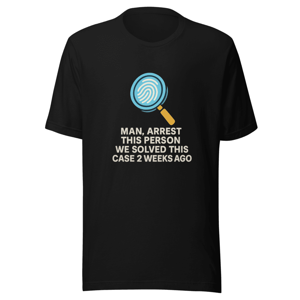 Solved Case Viral Tee Trending Detective Shirt