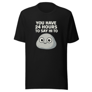 Have 24 Hours Pebble Viral Meme T-Shirt