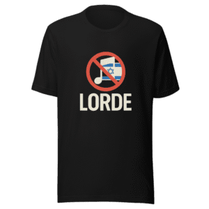 Lorde Israel Music Removal Trendy T-Shirt