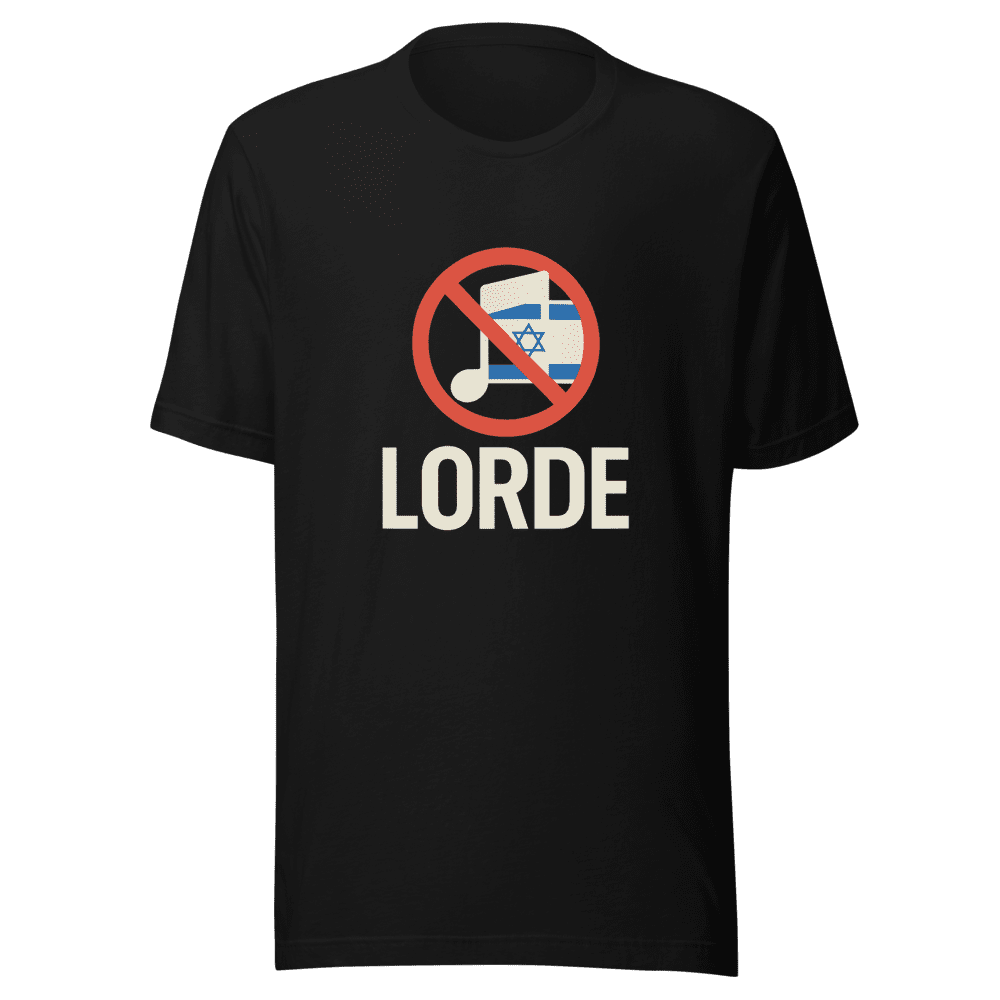 Lorde Israel Music Removal Trendy T-Shirt