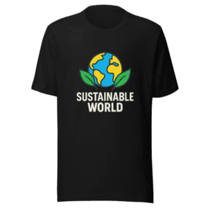 Sustainable World Activist T-Shirt - Environmental Tee