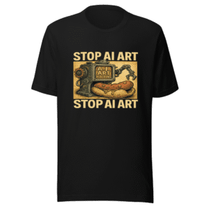 Disgusting Hotdogs T-Shirt - AI Art Controversy