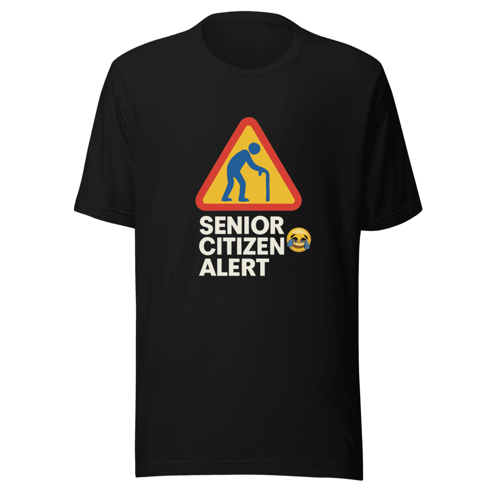 Senior Citizen Alert Viral Meme T-Shirt