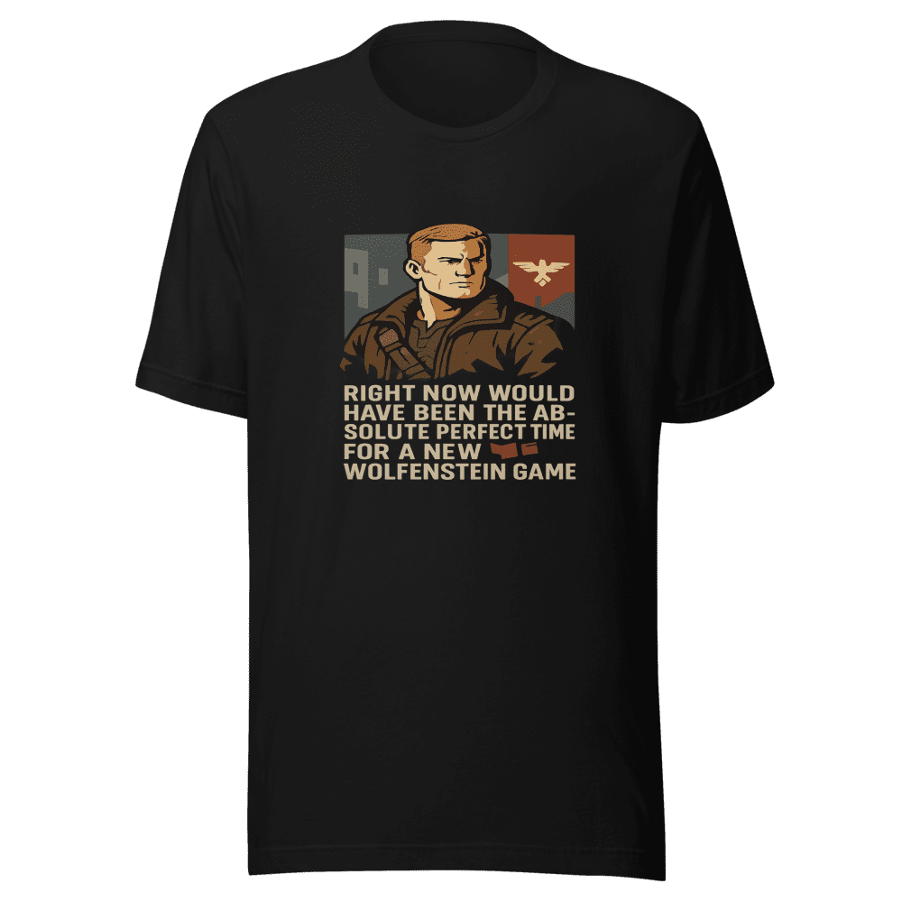 Wolfenstein New Game Perfect Time T-Shirt