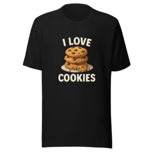 بسكويت Cookies TikTok Viral Dessert T-Shirt