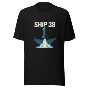 Ship 38 SpaceX Starship Trendy T-Shirt