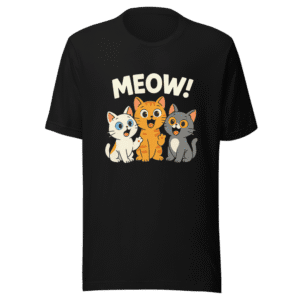 Funny Kittens Meow Viral Cat TikTok T-Shirt