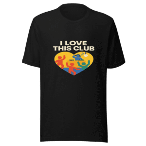 I Love This Club Graphic Tee Viral Sensation