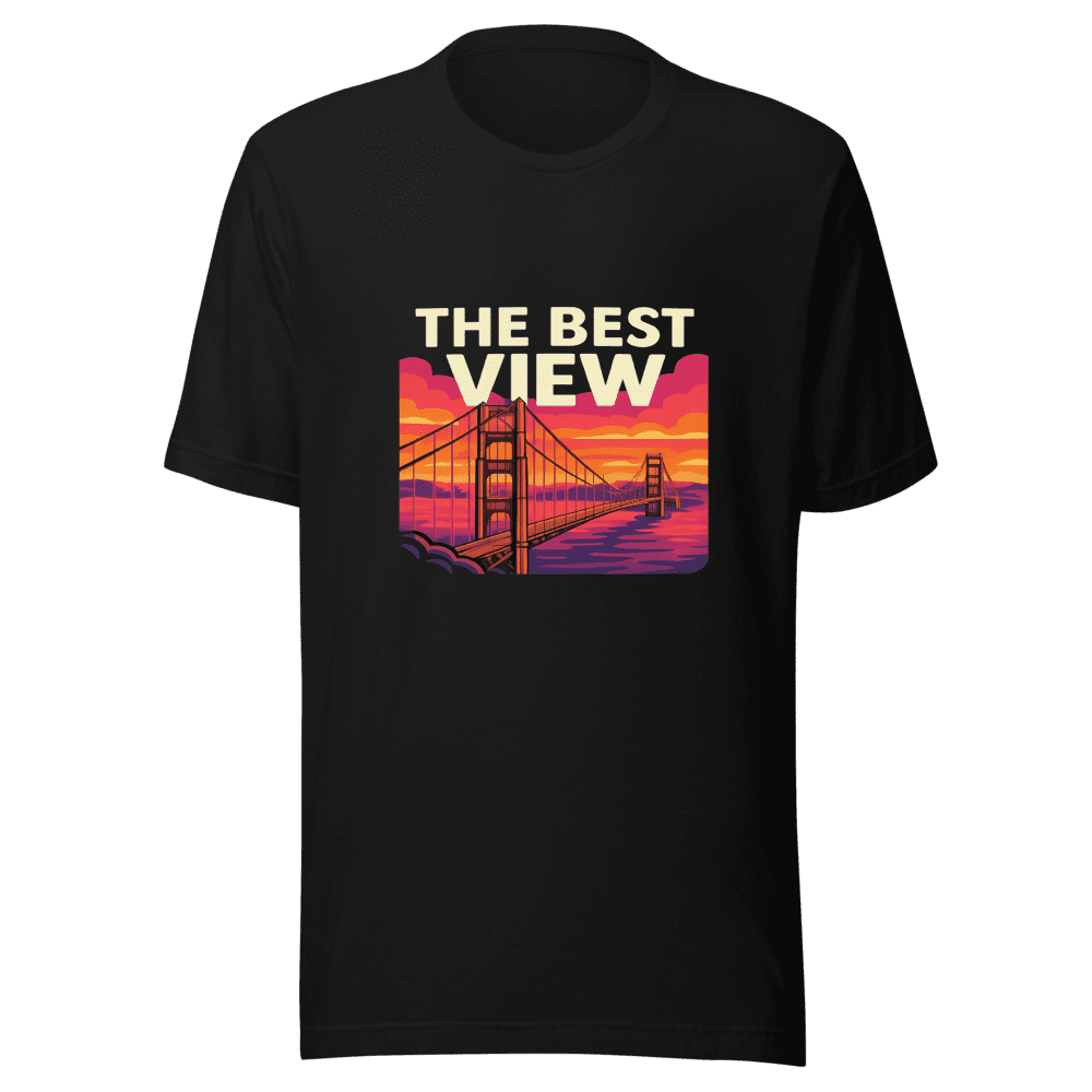 Best View San Francisco Golden Gate T-Shirt