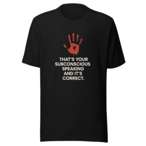 Subconscious Handprint T-Shirt Viral Political Tee