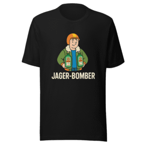 Jager Bomber Costume Fired Viral Meme T-Shirt