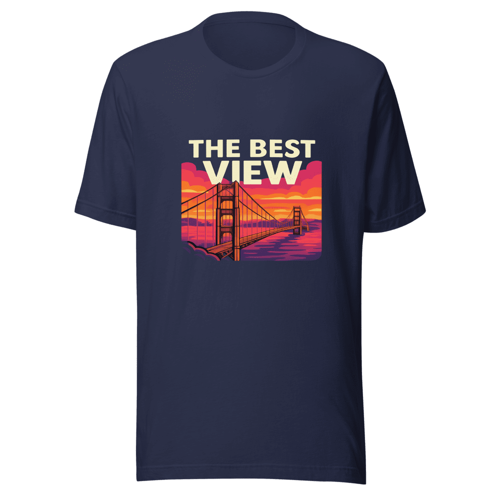 Best View San Francisco Golden Gate T-Shirt - Image 2