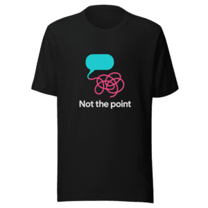 Not The Point Trendy Statement Tee