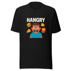 Hangry Viral TikTok T-Shirt - Funny Foodie Tee