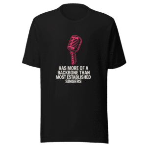 Backbone Pop Star T-Shirt Viral Music Tee