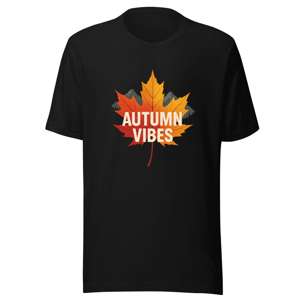 Autumn Vibes Canada T-Shirt - Viral TikTok Design