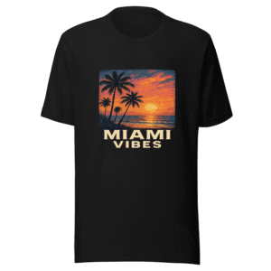 Miami Ocean Sunrise Sunset Sky Viral T-Shirt