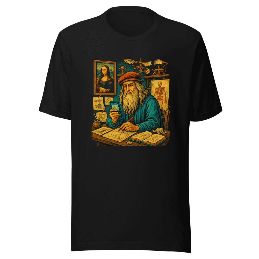 Leonardo Da Vinci Procrastination T-Shirt Viral Tweet