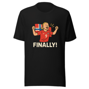 Haaland Finally Norway T-Shirt Viral Football Tee