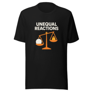 Unequal Reactions Tee Viral Social Commentary Shirt