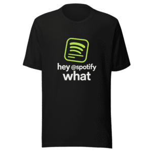 Spotify Playlist T-Shirt Viral Tweet Music Lover