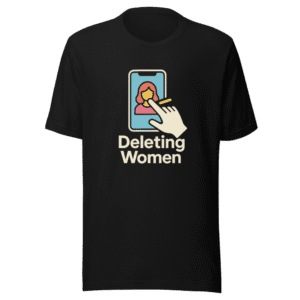 Deleting Women Graphic Tee Viral Trend