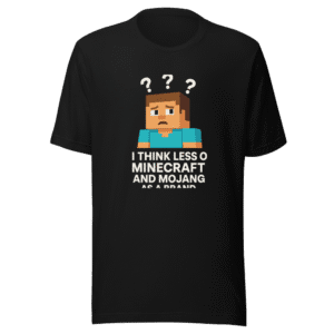 Confused Minecraft Fan T-Shirt Viral Tweet Merch