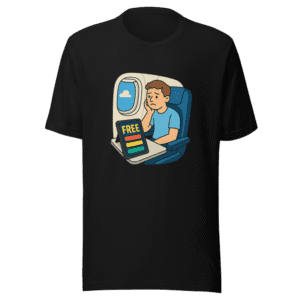 Pre Downloaded Shows Flight Funny T-Shirt