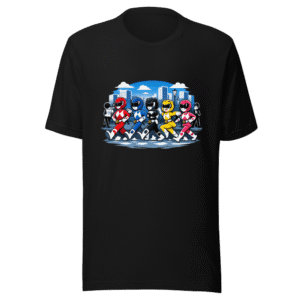 Power Rangers Walk Around T-Shirt Viral Meme