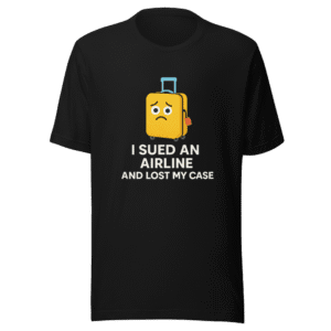 I Sued Airline and Lost T-Shirt