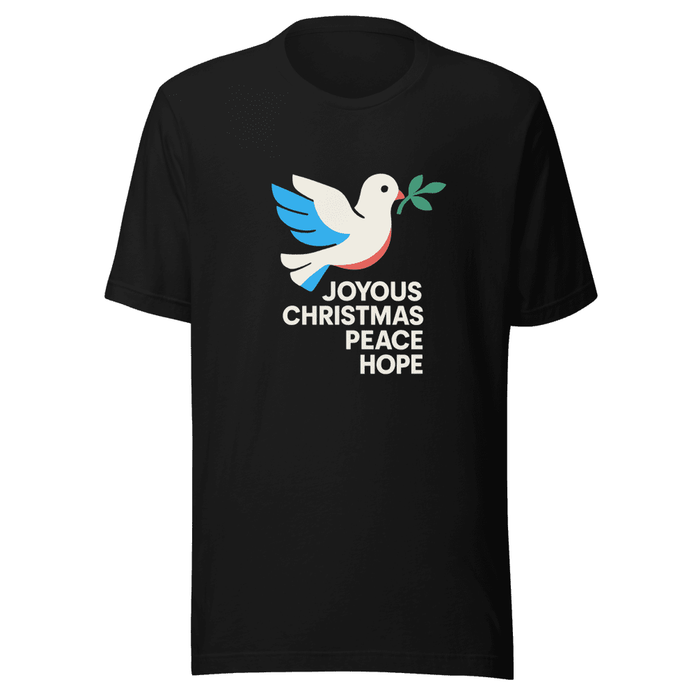 Joyous Christmas Peace Hope Trendy T-Shirt