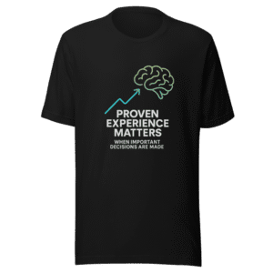 Experience Matters T-Shirt Viral Tweet Edition