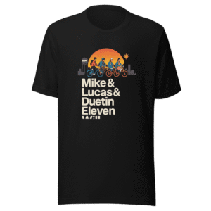 Stranger Things Cast List Tee Viral Sensation