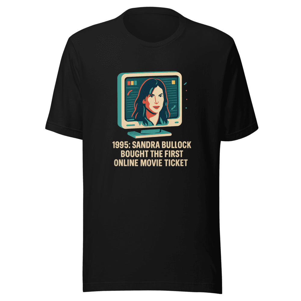 Sandra Bullock The Net 1995 Movie Tee