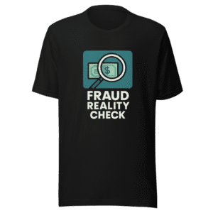 Fraud Reality Check T-Shirt Federal Budget Truth