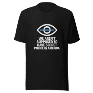Secret Police Graphic Tee - Viral Tweet Statement