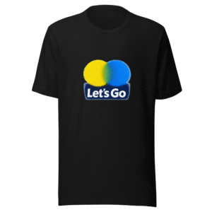 Let's Go Yellow Blue Trendy T-Shirt