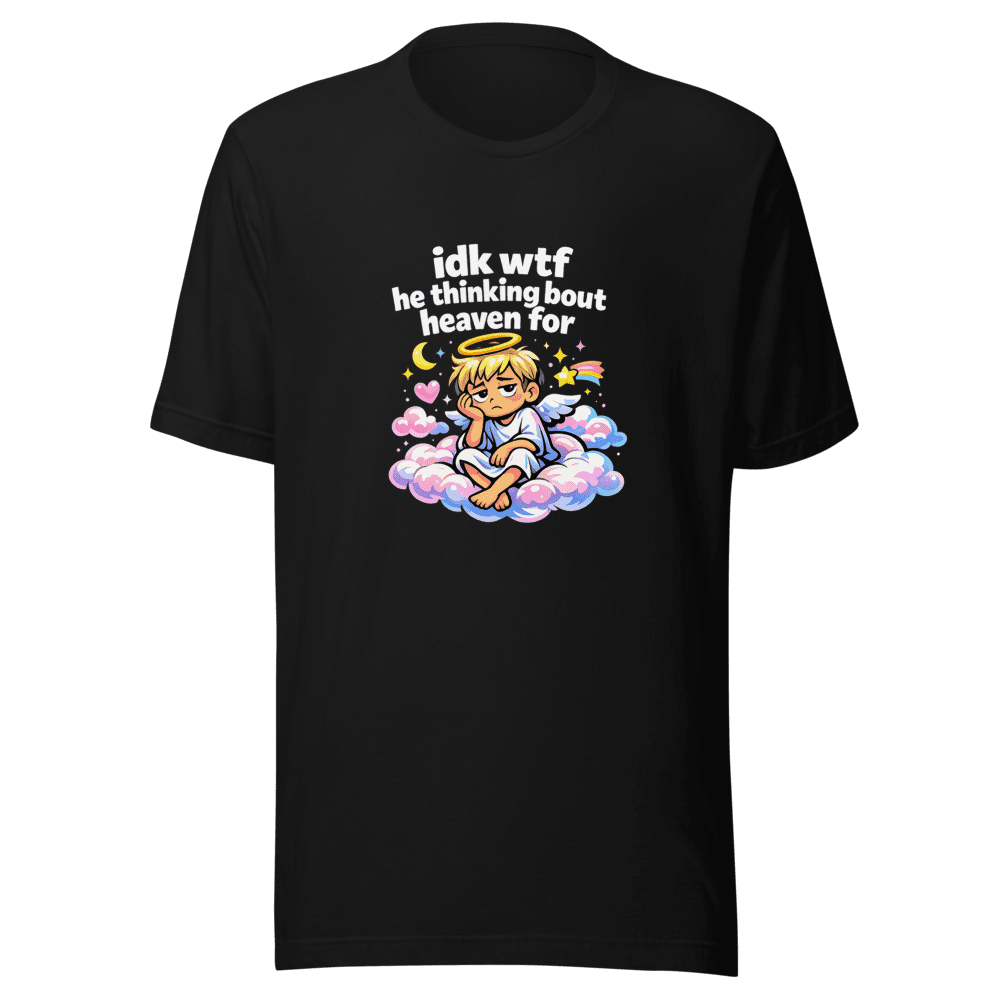 Heaven Thinking Graphic Tee Viral Sensation