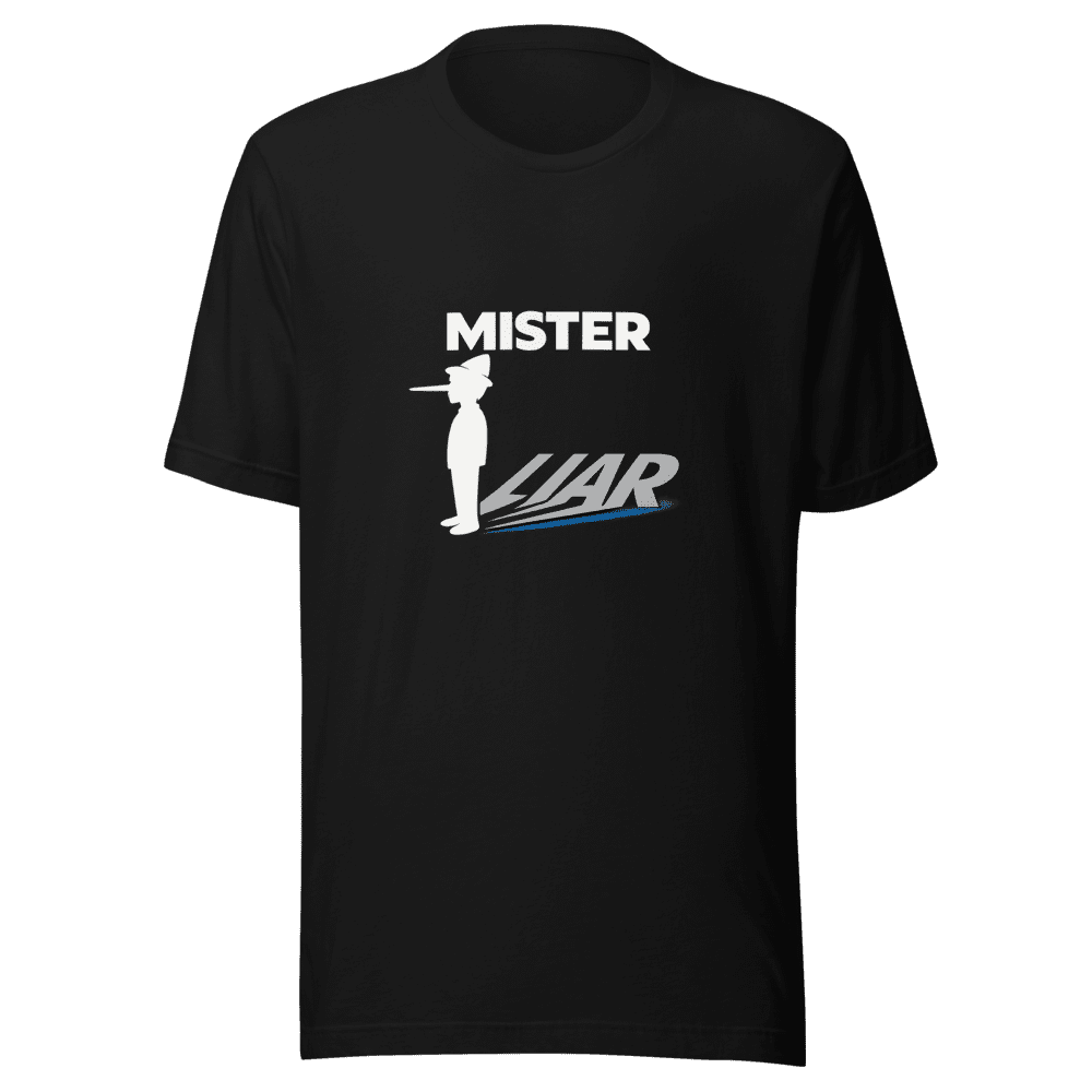 Mister Liar Statement T-Shirt Trendy Viral Tee