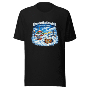 Kamchatka Snowfall T-Shirt Viral Weather Event Tee