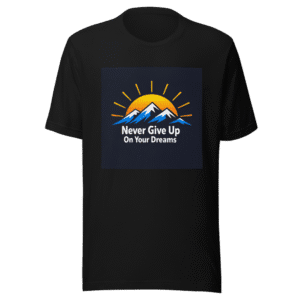 Never Give Up Dreams Viral Tweet T-Shirt