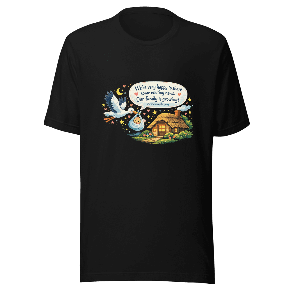 Growing Family T-Shirt Viral Pregnancy Reveal