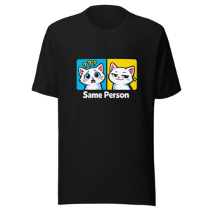 Same Person Meme T-Shirt Viral Internet Trend