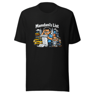 Mamdani's List NYC T-Shirt Viral Meme Tee