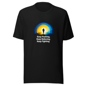 Keep Pushing Believing Fighting T-Shirt