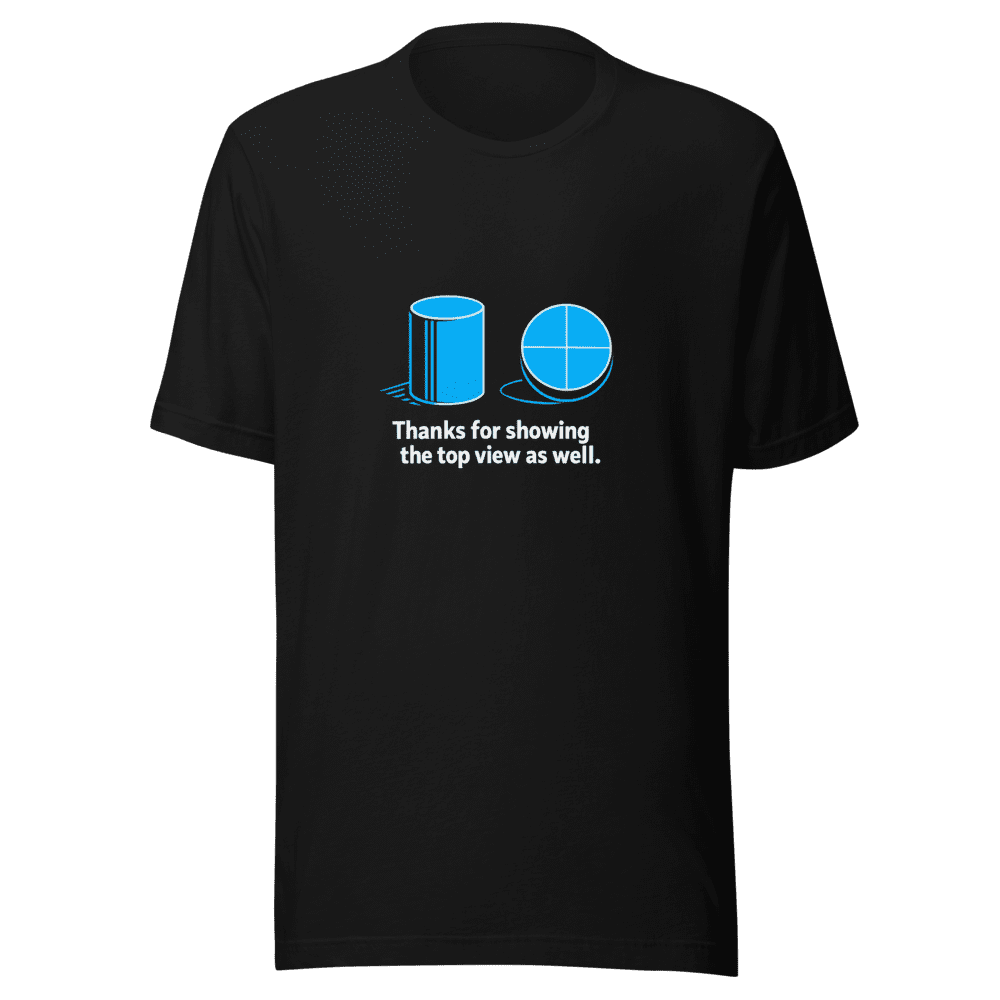 Thanks Top View Meme T-Shirt - Viral Internet Humor