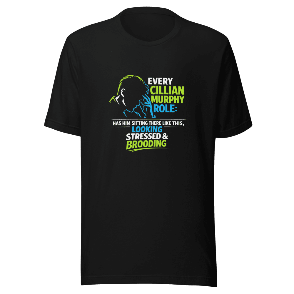 Cillian Murphy Iconic Gun Pose Fan Humor T-Shirt