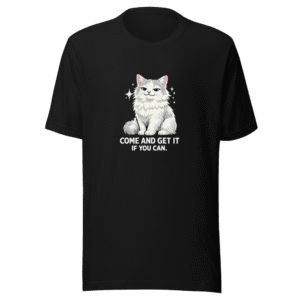 Sassy Cat Meme T-Shirt – Unbothered Vibe Tee